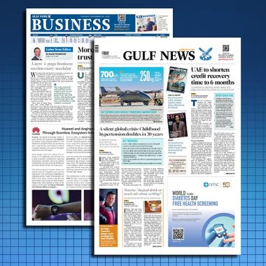 Gulf News Small Display Ad (3.7cm x 5cm)